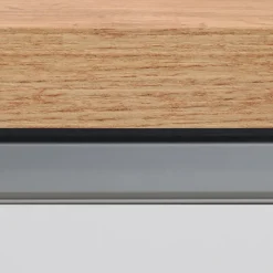 Isola cucina centrale 155x90cm 3 ante bianco laccato con piano rovere Gourmet