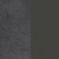 Isola cucina centrale 200x90 cm 4 ante antracite piano grigio pietra Gourmet