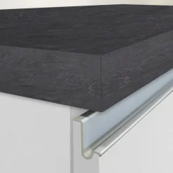 Isola cucina centrale 160x90 cm 2 ante bianco piano grigio pietra Gourmet