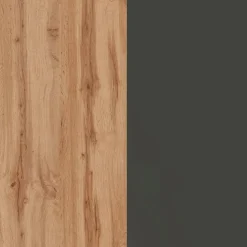 Isola cucina centrale 160x90 cm 2 ante antracite piano rovere Gourmet