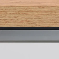 Isola cucina centrale 160x90 cm 2 ante 2 cassetti bianco piano rovere Gourmet