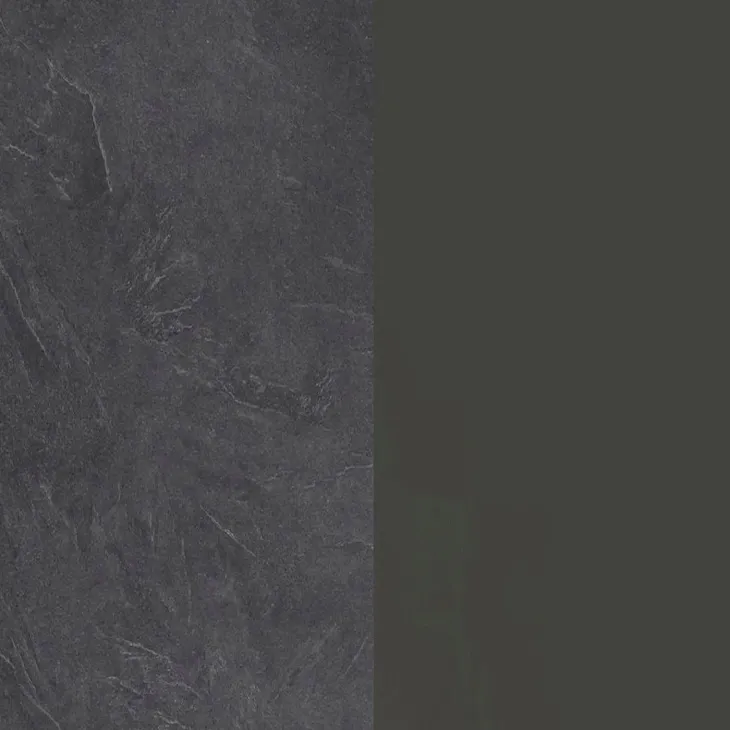 Isola cucina centrale 160x90 cm 2 ante 2 cassetti antracite piano grigio pietra Gourmet