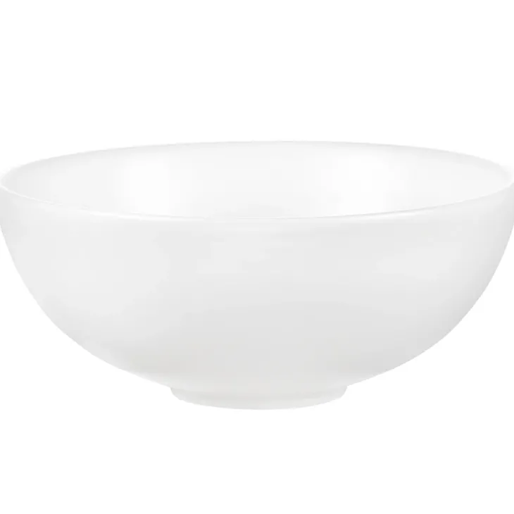 Lavabo bagno da appoggio ø32cm ceramica bianco Bollon