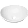 Lavabo bagno da appoggio 41x33cm ceramica bianco Shell