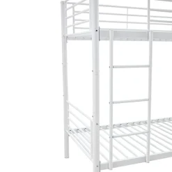 Letto a castello con 2 letti singoli 90x200cm bianco Rodin