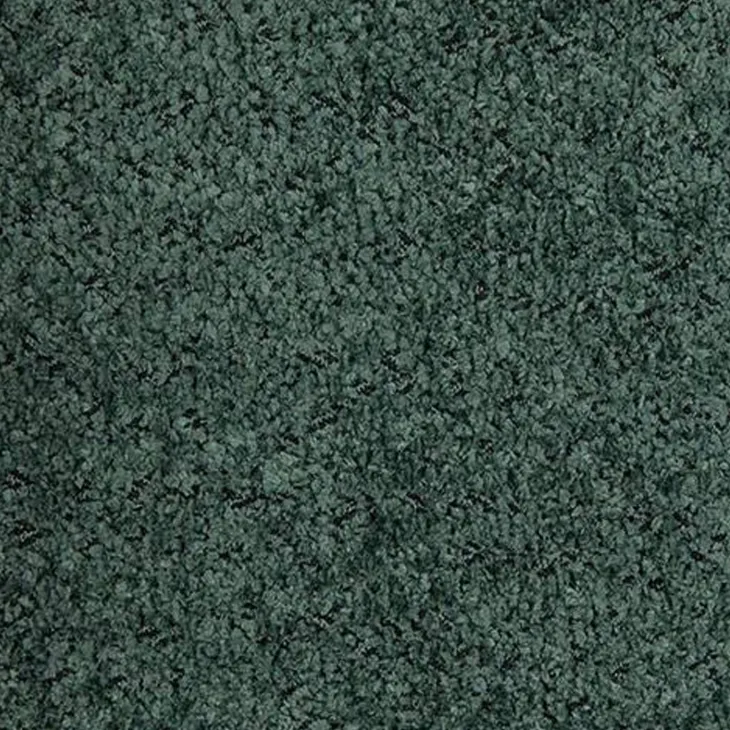 Letto alla francese 140x200cm con rete contenitore imbottito tessuto bouclé verde Aluna