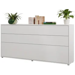 Letto a scomparsa orizzontale 90x200 cm singolo bianco Camelio