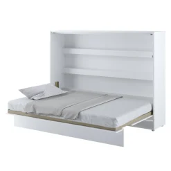 Letto a scomparsa orizzontale 90x200 cm singolo bianco Camelio