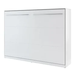Letto a scomparsa orizzontale 140x200 cm alla francese bianco Chimera