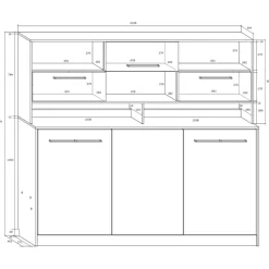 Letto a scomparsa orizzontale 90x200cm singolo con libreria rovere chiaro beige sabbia Alvin Gihome®