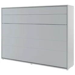 Letto a scomparsa orizzontale 160x200 cm matrimoniale grigio Camelio