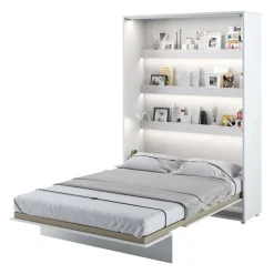 Letto a scomparsa verticale 180x200 cm matrimoniale oversize bianco Camelio