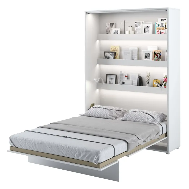 Letto a scomparsa verticale 180x200 cm matrimoniale oversize bianco Camelio