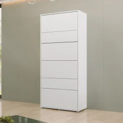 Letto a scomparsa verticale 90x200 cm singolo bianco Camelio