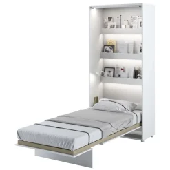 Letto a scomparsa verticale 90x200 cm singolo bianco Camelio