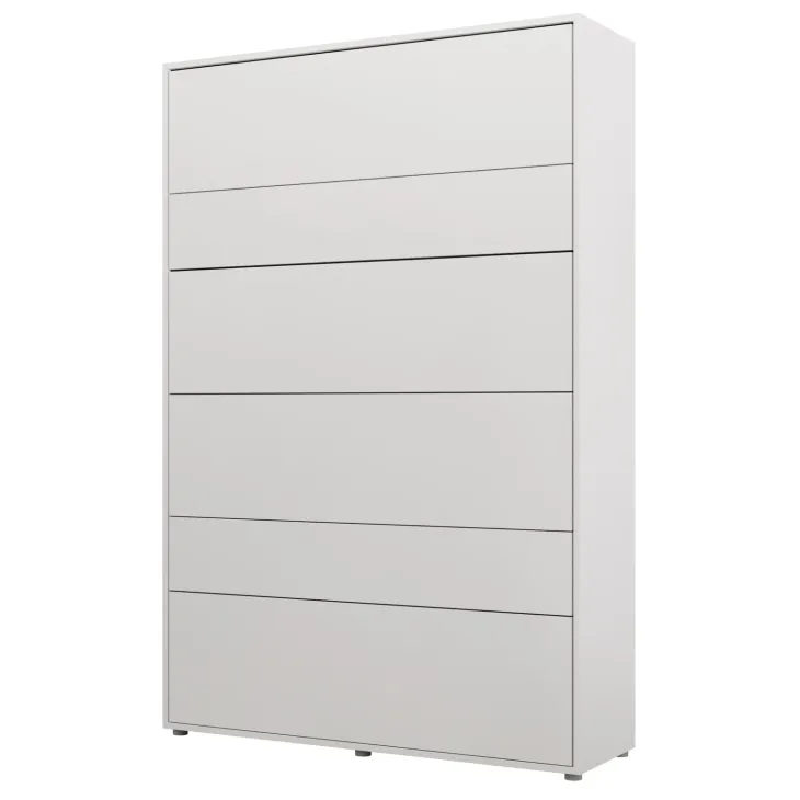 Letto a scomparsa verticale 140x200 cm alla francese bianco Camelio