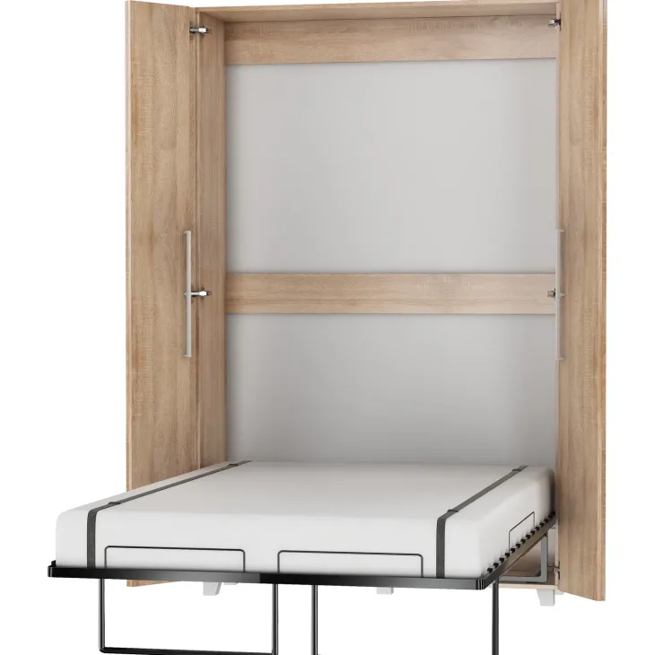 Letto a scomparsa verticale 120x200cm piazza e mezza rovere sonoma Calvin Gihome®