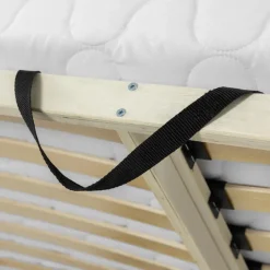 Letto contenitore alla francese 140x200cm imbottito velluto grigio scuro Poffi