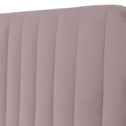 Letto contenitore matrimoniale oversize 180x200 imbottito velluto rosa Poffi