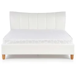 Letto matrimoniale in ecopelle 160x200cm bianco Cabras Gihome®