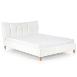 Letto matrimoniale in ecopelle 160x200cm bianco Cabras Gihome®