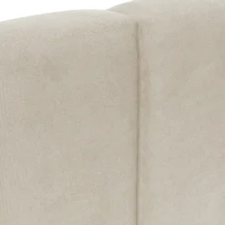 Letto matrimoniale oversize 180x200 cm con rete contenitore imbottito beige Cometa