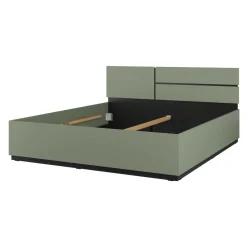 Letto matrimoniale oversize 180x200cm testiera reversibile verde Lolla