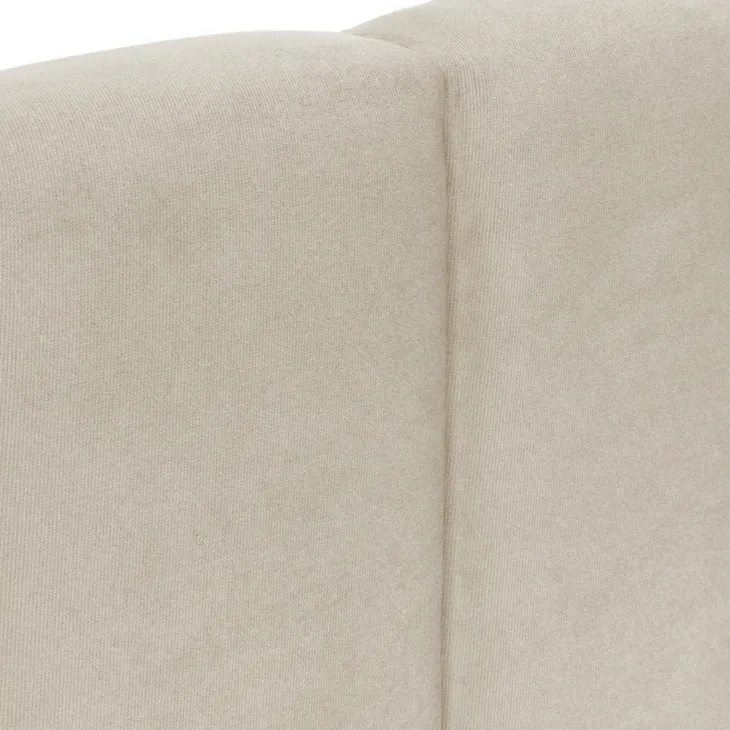 Letto matrimoniale 160x200 cm con rete contenitore imbottito beige Cometa