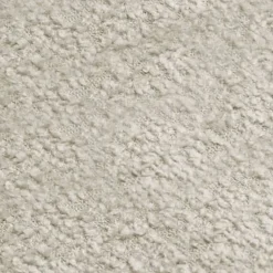 Letto matrimoniale 160x200cm con rete contenitore imbottito tessuto bouclé beige Aluna