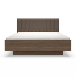Letto matrimoniale 160x200cm contenitore camera da letto noce Bois