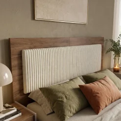 Letto matrimoniale 160x200 contenitore con comodini noce marrone Dusk