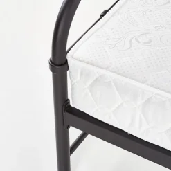 Letto una piazza e mezza moderno 120x200cm nero Stella