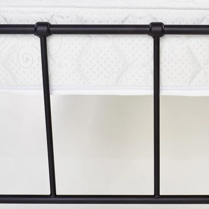 Letto una piazza e mezza moderno 120x200cm nero Stella