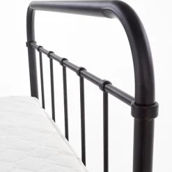 Letto una piazza e mezza moderno 120x200cm nero Stella