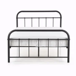 Letto una piazza e mezza moderno 120x200cm nero Stella