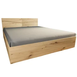 Letto 140x200cm alla francese contenitore rovere rustico Camilla Gihome®