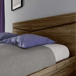 Letto 160x200cm matrimoniale contenitore noce Camilla Gihome®