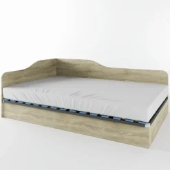Letto 120x190cm una piazza e mezza contenitore rovere Alex Gihome®