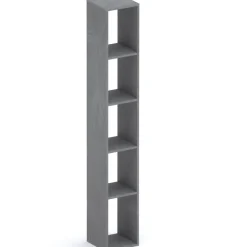 Libreria colonna 28x186h cm con 4 ripiani antracite Sunset