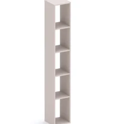Libreria colonna 28x186h cm con 4 ripiani beige Sunset