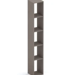Libreria mobile multiuso scarpiera dispensa 195x186h marrone bronzo Sunset 1003