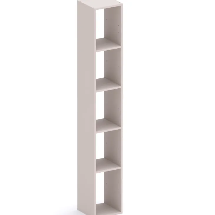 Libreria moderna 84x186h cm 1 anta beige Sunset 1004