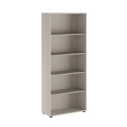 Libreria ufficio moderna 79x188cm beige cashmere Woody