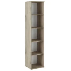 Libreria 40x176h cm a colonna con ripiani rovere Time I