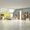 Libreria 80x120h cm con cassetto cameretta rovere antracite Chiaretto