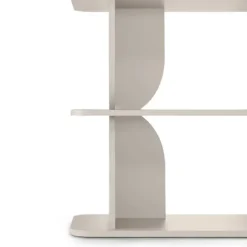 Libreria 160x78h cm moderna soggiorno cashmere Bukly