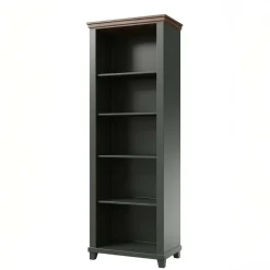 Libreria 71x200h cm 5 vani verde quercia Texel