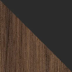 Madia moderna 105x83h cm 2 ante noce nero Wrappy
