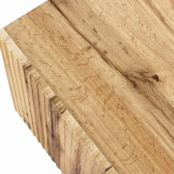 Madia 151x83cm 3 ante moderna industrial cannettato quercia Essence