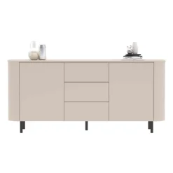 Madia 180x82h cm 2 ante 3 cassetti beige cashmere Lucrezia